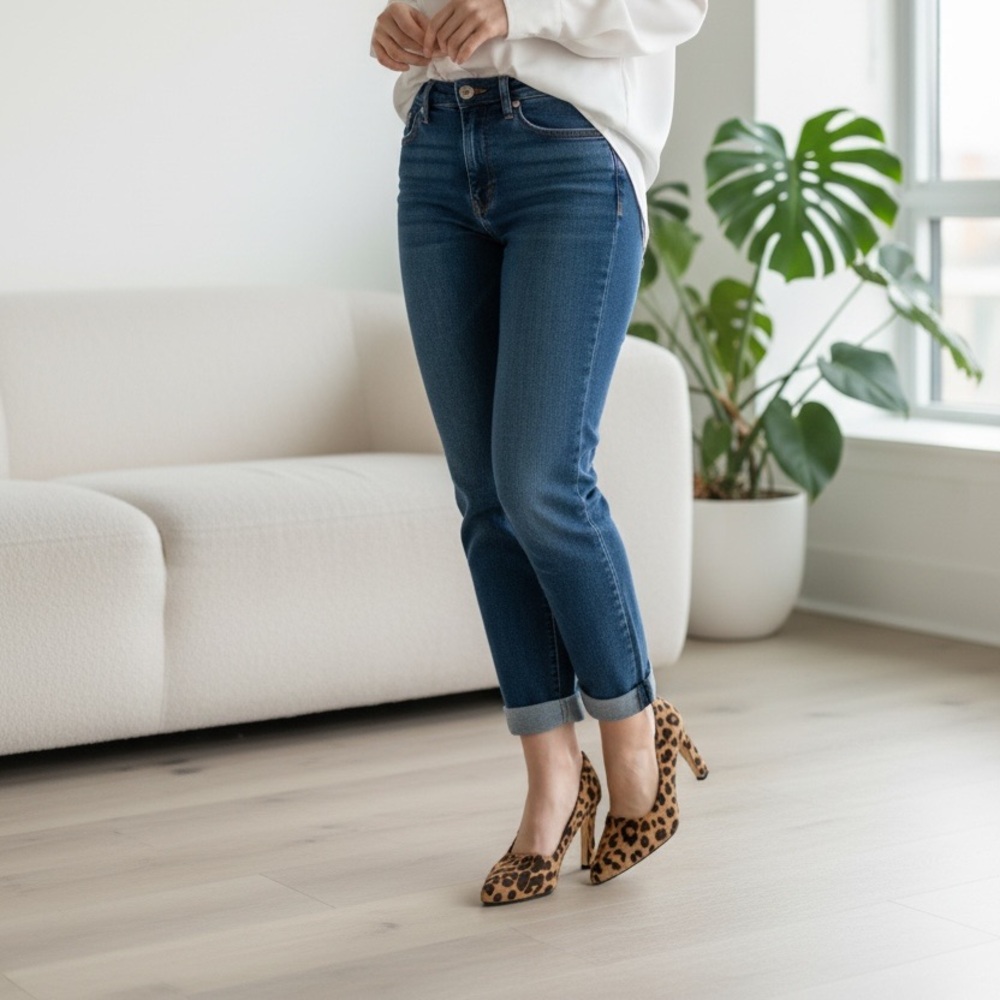 Jones New York Animal Print Heels